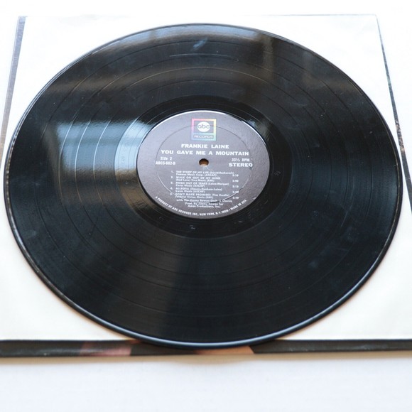 Frankie Laine – You Gave Me A Mountain - 1969 Country - 12" Vinyl LP ABCS-682 VG - Picture 8 of 8